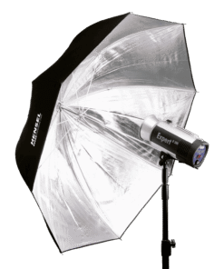 4821619 Master PXL zilveren, parabolische flitsparaplu ø135 cm