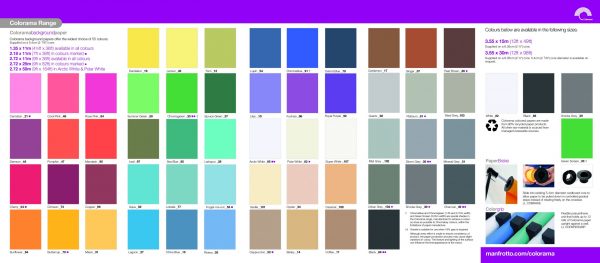Colorama achtergrondpapier 2.72 x 25 meter in 12 kleuren - Afbeelding 3