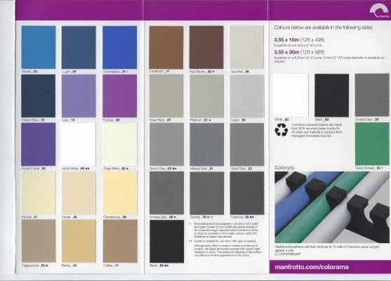Colorama achtergrondpapier in 2.72 x 11 meter in 52 kleuren - Afbeelding 4