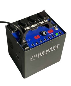 Used Hensel Pro mini 1200AS generator with built-in receiver