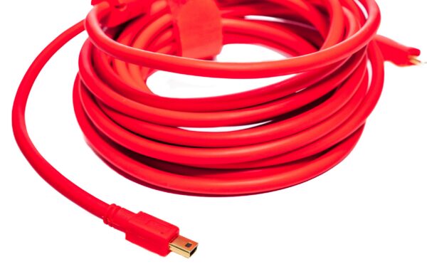 IQWire Formula 10m – USB-C naar USB-C Haakse Tether Kabel (10Gbps) met Velocity Boosters - Afbeelding 3