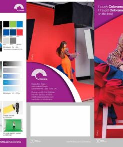 Kleurstalen Colorama papieren achtergronden