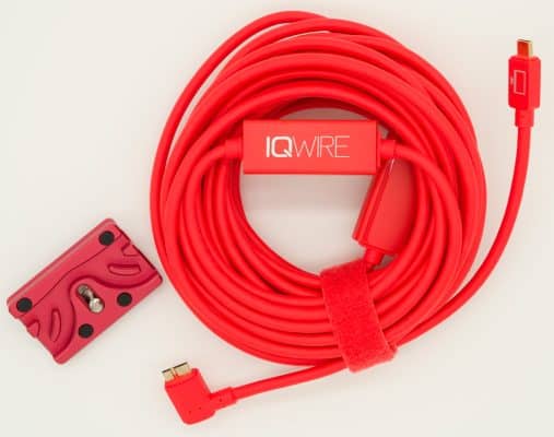 Tether cable IQwire 10mtr USB-C to Micro-B right angle - Image 6