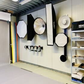 Henko railsysteem 250cm voor softboxen, reflectoren en flitsers - Afbeelding 9