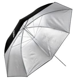 Schirm Hensel Ø 105 cm Silber Demomodell – Bild 2