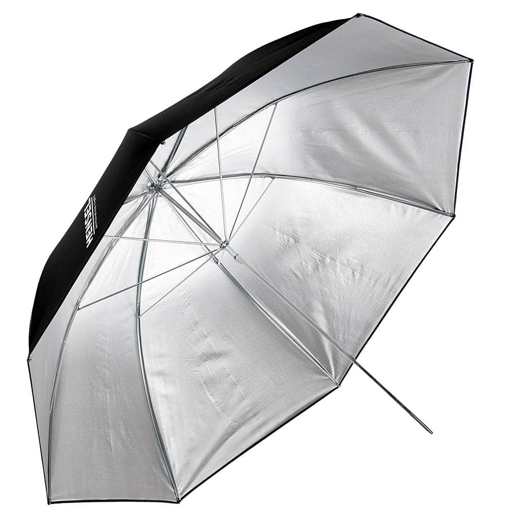 Schirm Hensel Ø 105 cm Silber Demomodell – Bild 2
