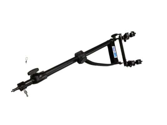 Gebruikte set studio booms met wand-/ buisbevestiging - Afbeelding 4