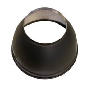 Modèle démo réflecteur 12″ (ø30 cm) avec fixation Hensel MH, profondeur 18 cm.