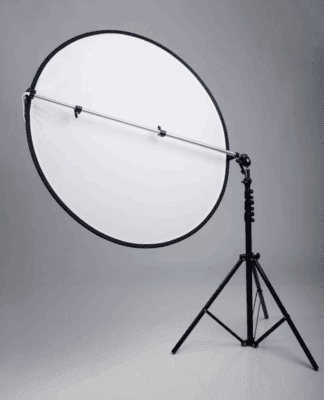 Gebruikte Manfrotto Lastolite reflector beugel incl. statief - Afbeelding 2