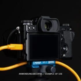 Novoflex QPL-C Quick Release Plate – 62 mm Compact Plate with Cable Management - Image 3