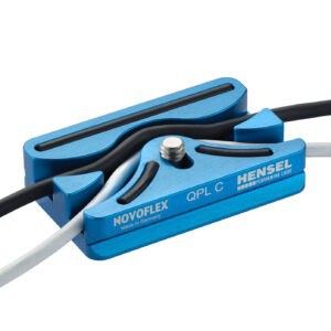 Novoflex QPL-C Schnellwechselplatte – Kompakte 62 mm Platte mit integriertem Kabelmanagement