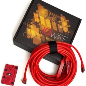 IQWire Formula 10m – USB-C naar USB-C Haakse Tether Kabel (10Gbps) met Velocity Boosters
