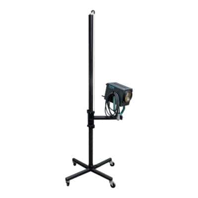 Gebruikte Broncolor Pulso-Spot 4 set – incl. Manfrotto zuilstatief met zijarm (2,40 m)