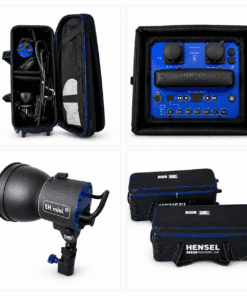 Used Hensel Porty L1200 Complete Kit – 2 Flash Heads – Ready to Use