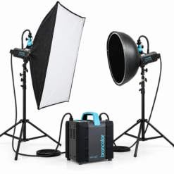 Kit Studio Broncolor Scoro A2S avec 3 Têtes Flash Pulso G et Modeleurs de Lumière – Comme Neuf
