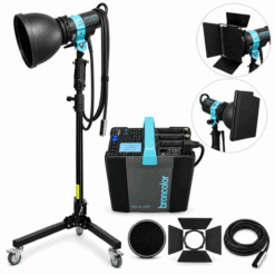Kit Studio Broncolor Scoro A2S avec 3 Têtes Flash Unilite 1600 J – Comme Neuf