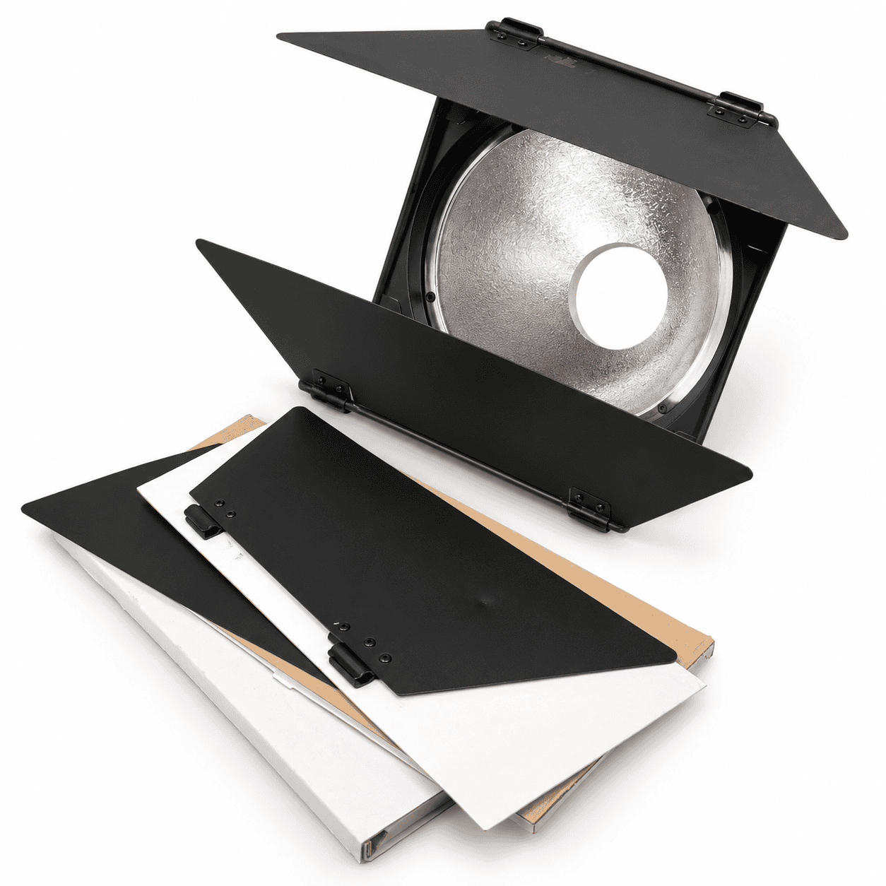 Visatec Solo 800B Studioset met 3 Flitsers en Uitgebreide Lichtvormers – Gebruikt - Afbeelding 7